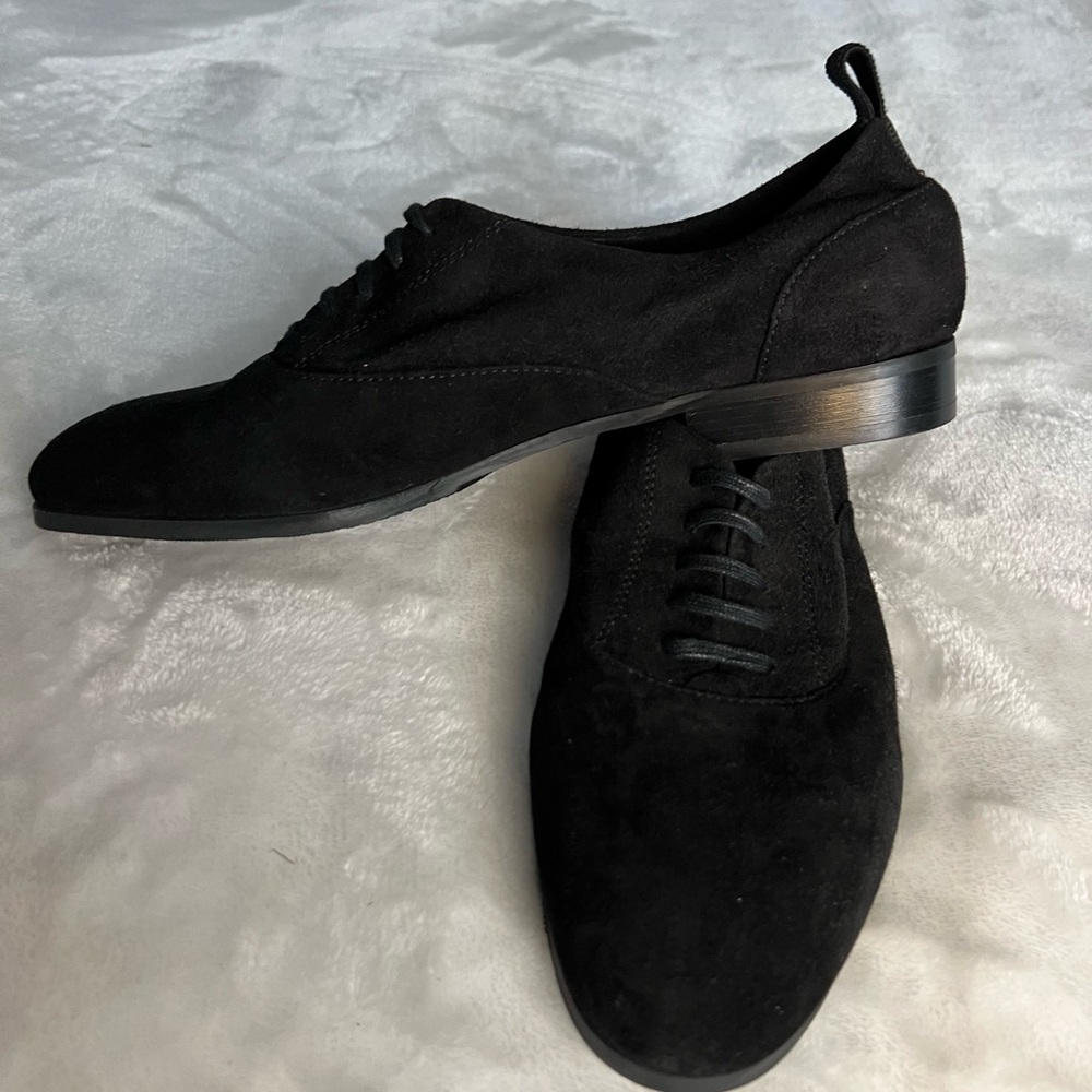 NWOT Elegant Black Suede Women's Loafers